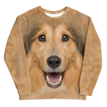 Shetland Sheepdog "All Over Animal" Unisex Sweatshirt by Design Express