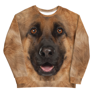 German Shepherd "All Over Animal" Unisex Sweatshirt by Design Express