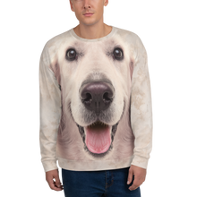 XS Golden Retriever "All Over Animal" Unisex Sweatshirt by Design Express