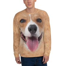 XS Corgi "All Over Animal" Unisex Sweatshirt by Design Express