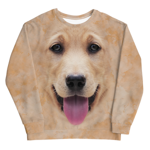 Yellow Labrador "All Over Animal" Unisex Sweatshirt by Design Express