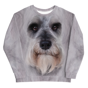 Schnauzer "All Over Animal" Unisex Sweatshirt by Design Express