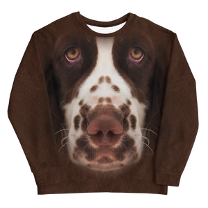 English Springer Spaniel "All Over Animal" Unisex Sweatshirt by Design Express