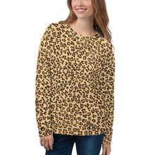 XS Yellow Leopard Print Unisex Sweatshirt by Design Express