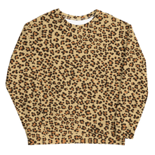 Yellow Leopard Print Unisex Sweatshirt by Design Express