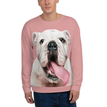 Cute White Bulldog Unisex Sweatshirt