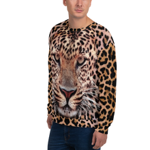 Leopard Face "All Over Animal" Unisex Sweatshirt by Design Express