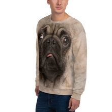 Pug Puppy "All Over Animal" Unisex Sweatshirt by Design Express