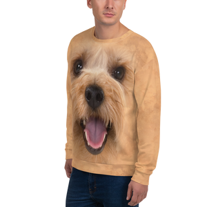 Yorkie "All Over Animal" Unisex Sweatshirt by Design Express