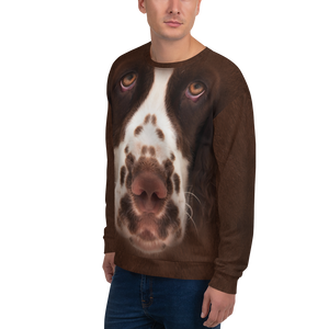 English Springer Spaniel "All Over Animal" Unisex Sweatshirt by Design Express