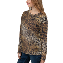 Leopard Brown Pattern Unisex Sweatshirt by Design Express