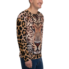 Leopard Face "All Over Animal" Unisex Sweatshirt by Design Express