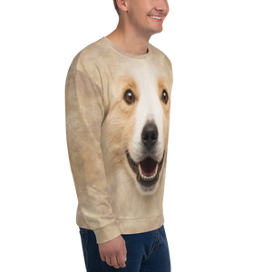 Border Collie "All Over Animal" Unisex Sweatshirt by Design Express