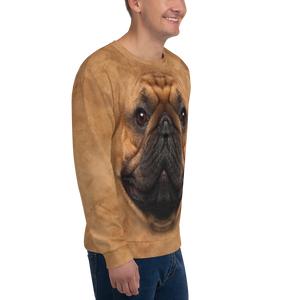 French Bulldog "All Over Animal" Unisex Sweatshirt by Design Express