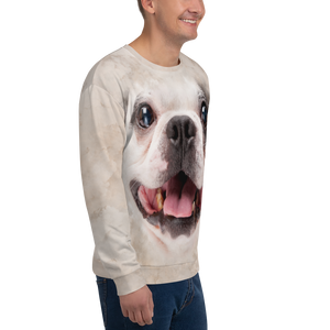 Boston Terrier "All Over Animal" Unisex Sweatshirt by Design Express