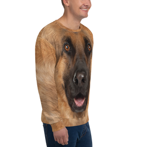 German Shepherd "All Over Animal" Unisex Sweatshirt by Design Express