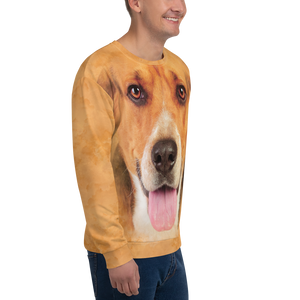 Beagle "All Over Animal" Unisex Sweatshirt by Design Express