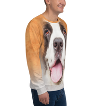 Saint Bernard "All Over Animal" Unisex Sweatshirt by Design Express