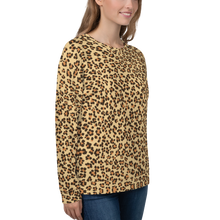 Yellow Leopard Print Unisex Sweatshirt by Design Express