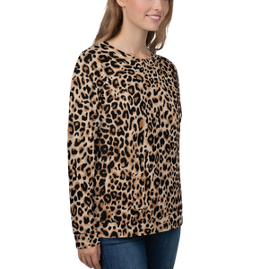 Golden Leopard Unisex Sweatshirt by Design Express