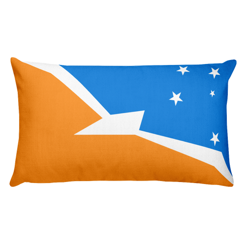 Default Title Argentine Antarctica Flag Allover Print Rectangular Pillow Home by Design Express