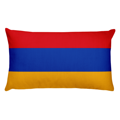 Default Title Armenia Flag Allover Print Rectangular Pillow Home by Design Express