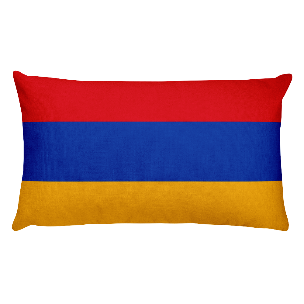 Default Title Armenia Flag Allover Print Rectangular Pillow Home by Design Express