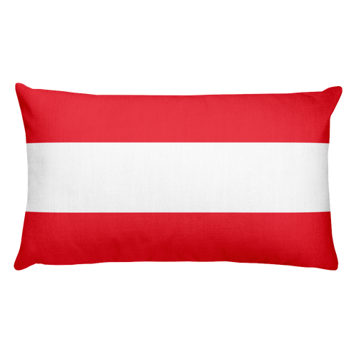 Default Title Austria Flag Allover Print Rectangular Pillow Home by Design Express