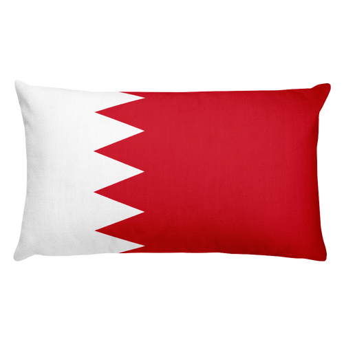 Default Title Bahrain Flag Allover Print Rectangular Pillow Home by Design Express