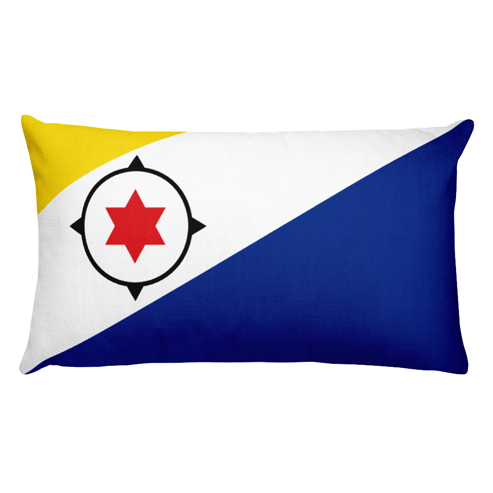 Default Title Bonaire Flag Allover Print Rectangular Pillow Home by Design Express