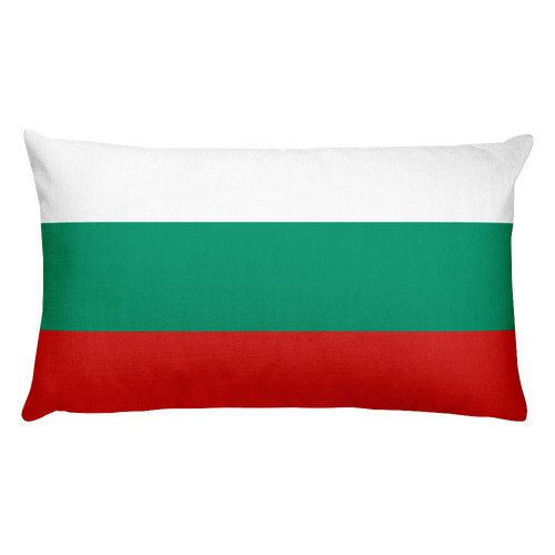 Default Title Bulgaria Flag Allover Print Rectangular Pillow Home by Design Express