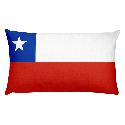 Default Title Chilean Antarctic Territory Flag Allover Print Rectangular Pillow Home by Design Express