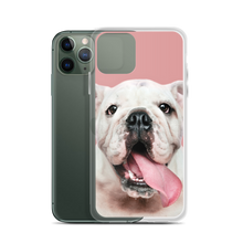 Cute White Bulldog Clear Case for iPhone®