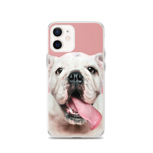 Cute White Bulldog Clear Case for iPhone®