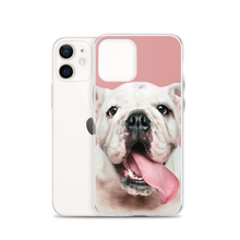 Cute White Bulldog Clear Case for iPhone®