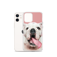 Cute White Bulldog Clear Case for iPhone®