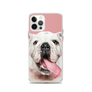 Cute White Bulldog Clear Case for iPhone®