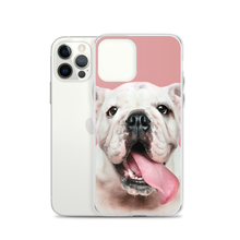 Cute White Bulldog Clear Case for iPhone®