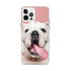 Cute White Bulldog Clear Case for iPhone®