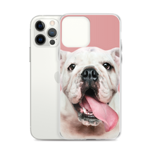 Cute White Bulldog Clear Case for iPhone®