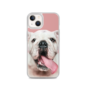 Cute White Bulldog Clear Case for iPhone®