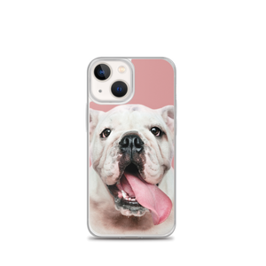 Cute White Bulldog Clear Case for iPhone®