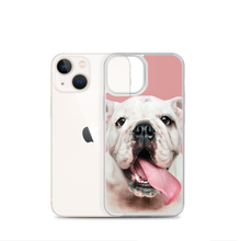 Cute White Bulldog Clear Case for iPhone®