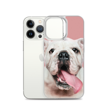 Cute White Bulldog Clear Case for iPhone®