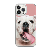 Cute White Bulldog Clear Case for iPhone®