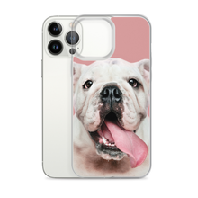 Cute White Bulldog Clear Case for iPhone®