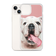 Cute White Bulldog Clear Case for iPhone®