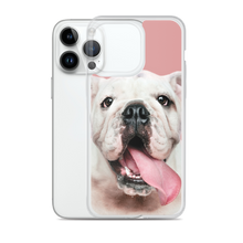 Cute White Bulldog Clear Case for iPhone®