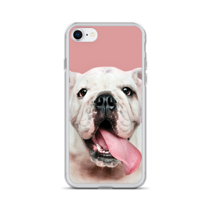 Cute White Bulldog Clear Case for iPhone®