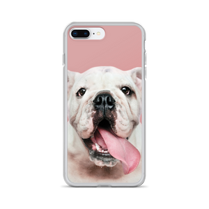 Cute White Bulldog Clear Case for iPhone®